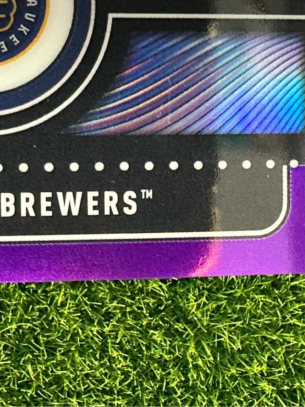 2026 Topps Chrome Big Ticket Player Brewers Jacob Misiorowski Purple /75 - Picture 6 of 7